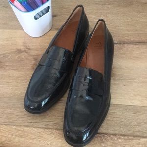 Aquatalia black loafers
